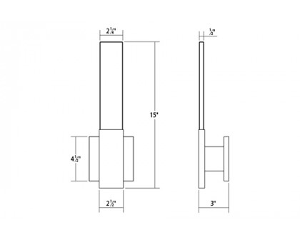 Sonneman - Radiant Lines LED Sconce with Downlight