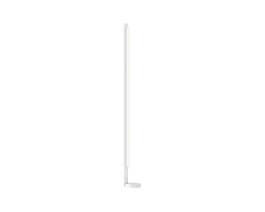 Sonneman Keel LED Floor Lamp - Satin White