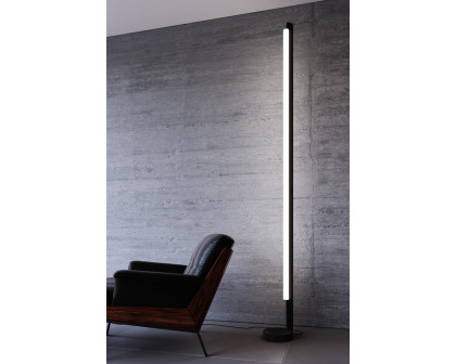 Sonneman Keel LED Floor Lamp - Satin Black