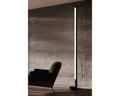 Sonneman Keel LED Floor Lamp - Satin Black