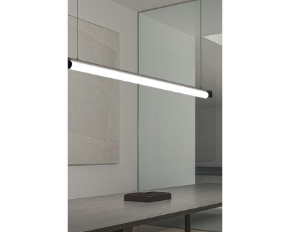 Sonneman Keel LED Pendant - Satin White, 44", 3000K