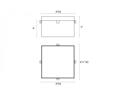 Sonneman - Parallel LED Flush Mount