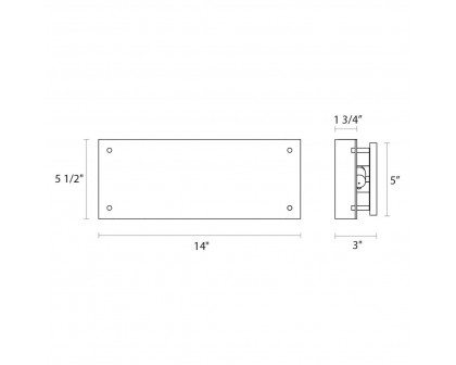 Sonneman - Oceana LED Sconce