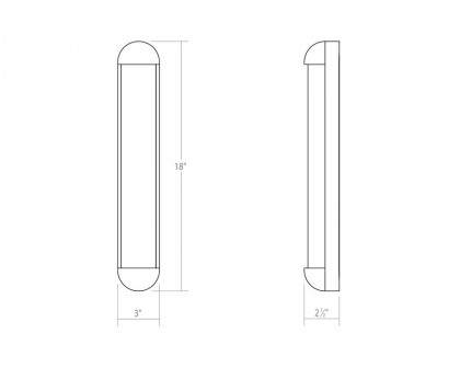 Sonneman Radio LED Bath Bar - Polished Chrome, 18"