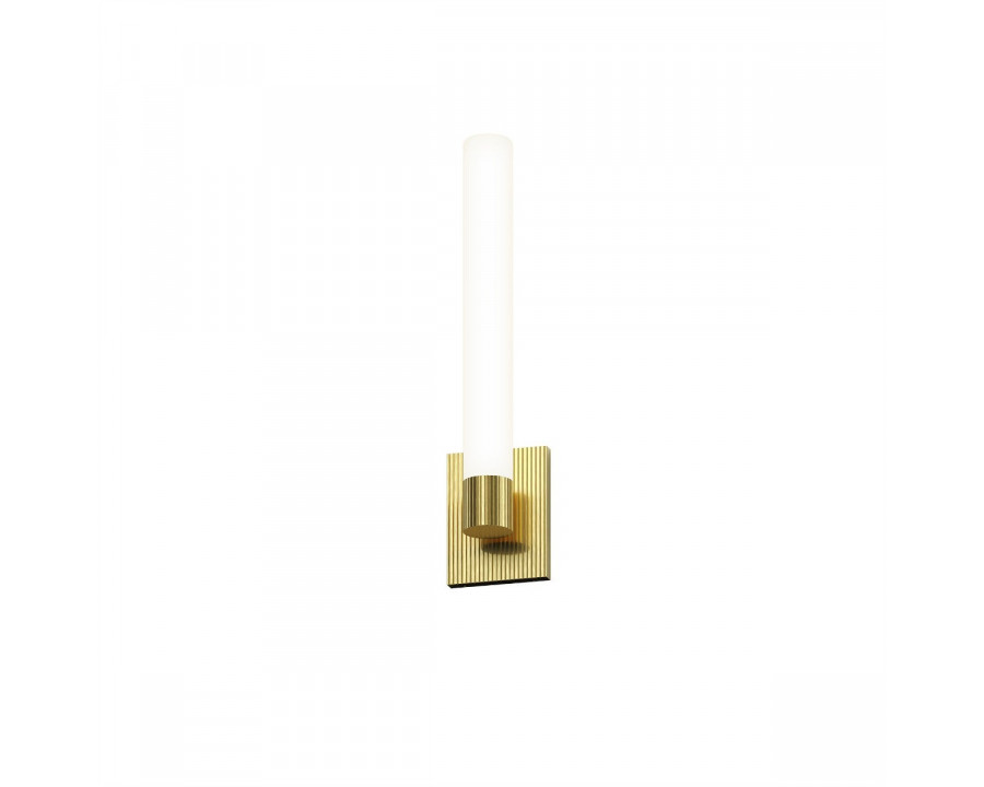 Sonneman Scepter Sconce - Satin Brass