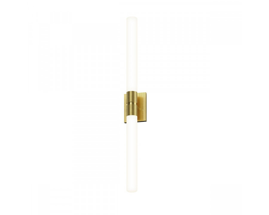 Sonneman Scepter Bath Bar - 36", Satin Brass