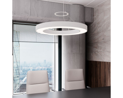 Sonneman Pi LED Pendant - Round Ring, 30", 3000K