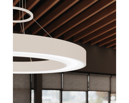 Sonneman Pi LED Pendant - Round Ring, 30", 3000K