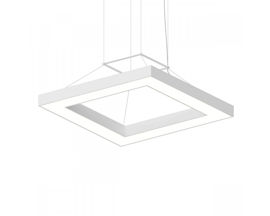 Sonneman Pi LED Pendant - Square Ring, 30", 3000K