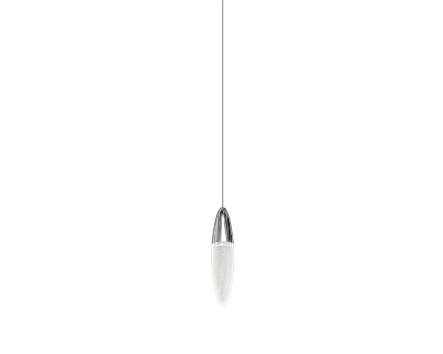 Sonneman Sultana Pendant - Polished Chrome w/ White Canopy