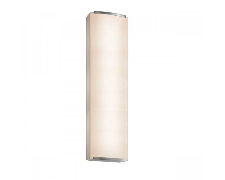 Sonneman Wave Shade Sconce - Satin Nickel