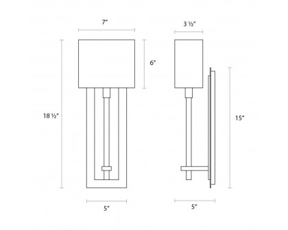 Sonneman - Montana Sconce