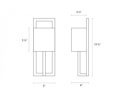 Sonneman - Linea Tall Sconce