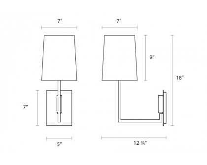 Sonneman - Verso Sconce