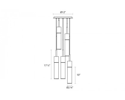 Sonneman - Urban Edge Chandelier