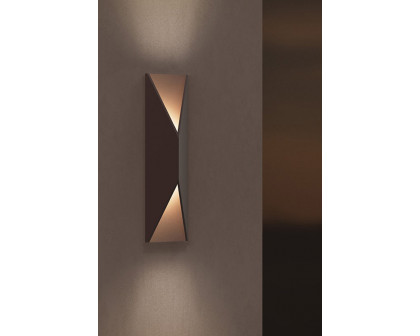 Sonneman Prisma LED Sconce - Textured Bronze, Standard