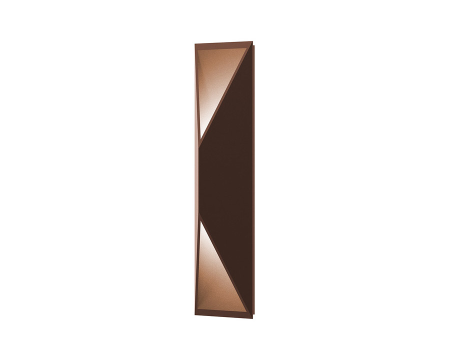 Sonneman Prisma LED Sconce - Textured Bronze, Tall