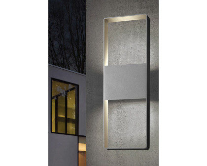 Sonneman Light Frames Up/Down LED Sconce - Textured Bronze, 14"