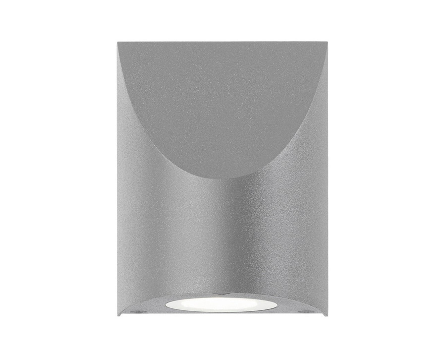 Sonneman Shear Sconce - Textured Gray, Small