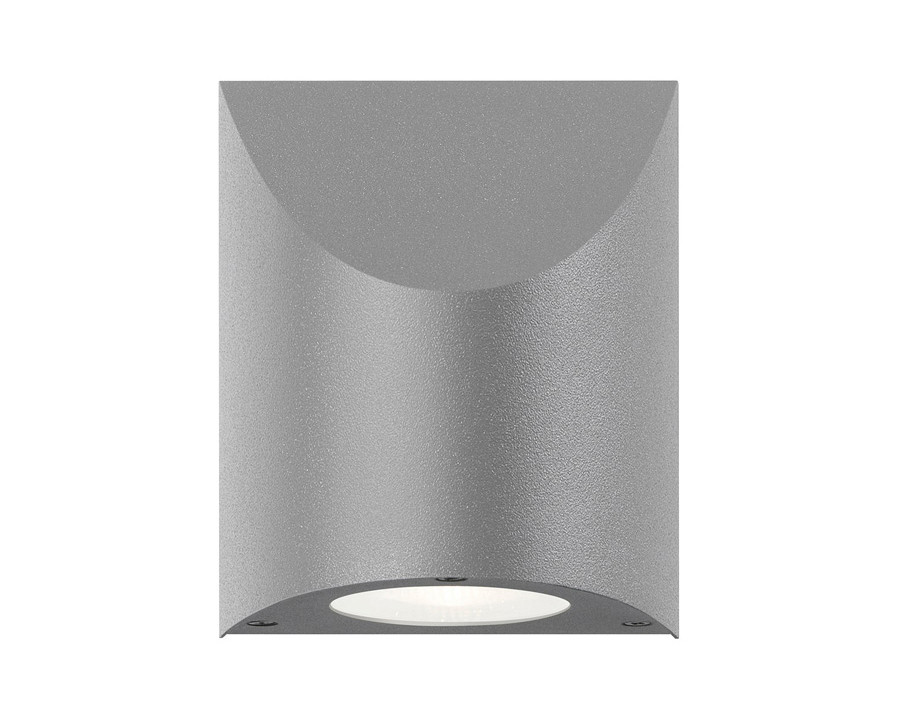 Sonneman Shear Sconce - Textured Gray, Large