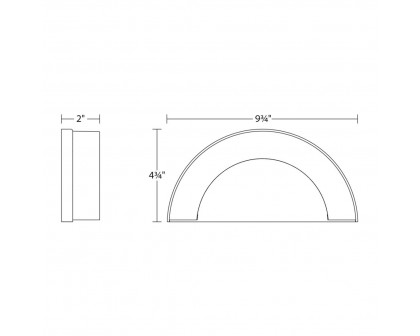 Sonneman - Crest LED Sconce