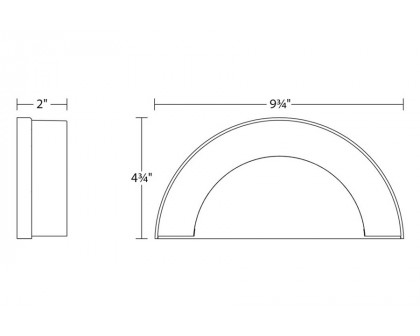 Sonneman - Crest LED Sconce