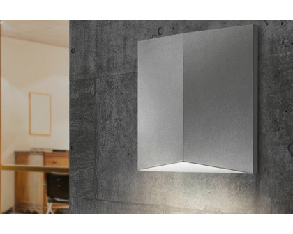 Sonneman Ridgeline LED Sconce - Textured Gray