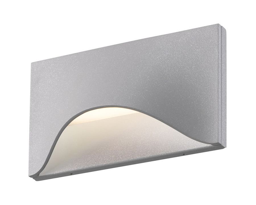 Sonneman Tides Low LED Sconce - Textured Gray