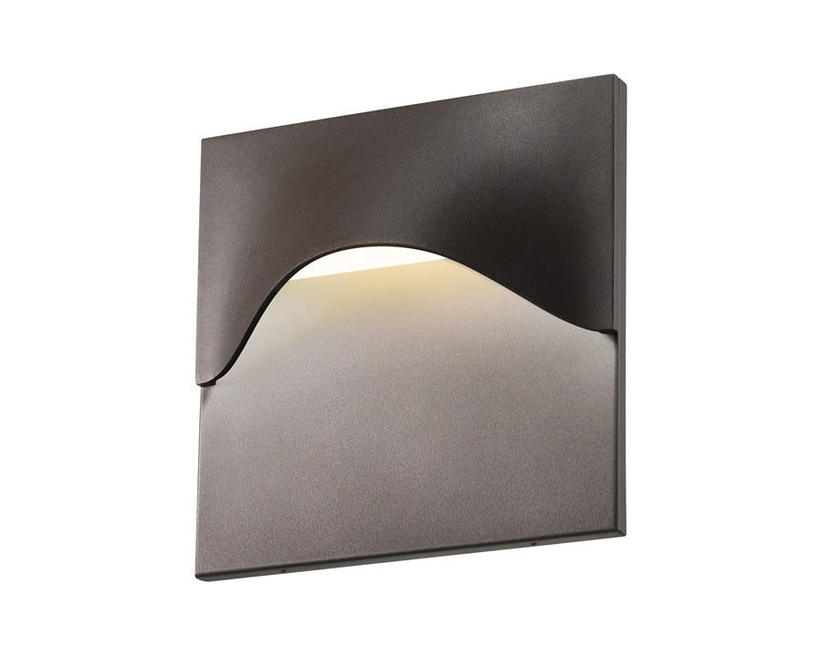 Sonneman Tides High LED Sconce - Textured Bronze