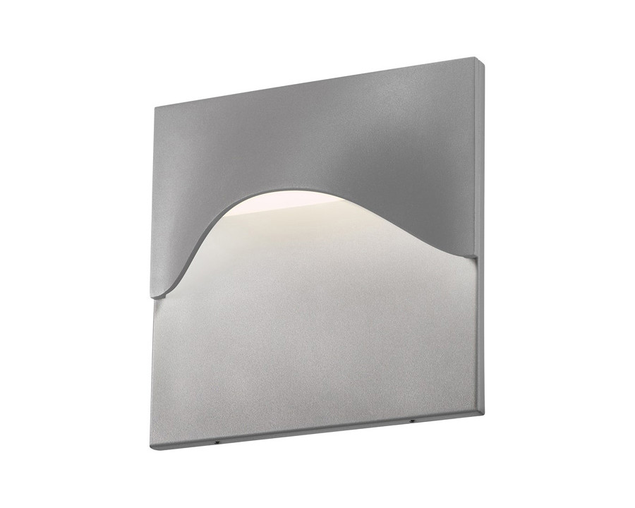 Sonneman Tides High LED Sconce - Textured Gray