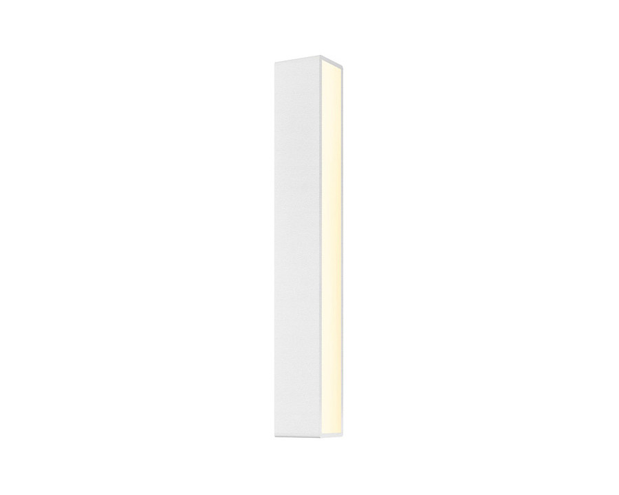 Sonneman Sideways LED Sconce - Textured White, 24"