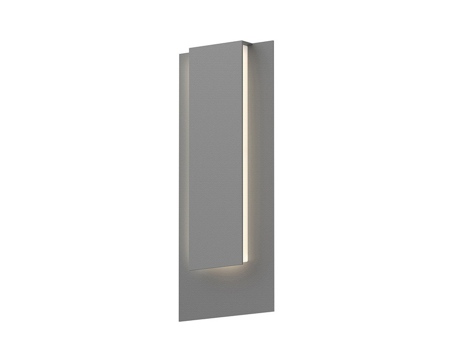 Sonneman Reveal Tall LED Sconce - Textured Gray