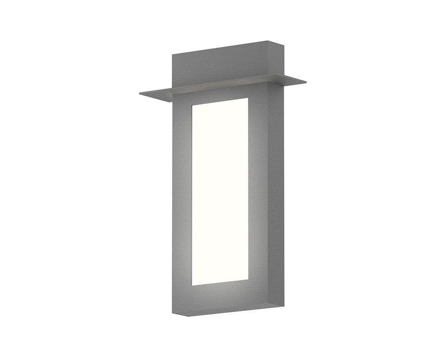 Sonneman Prairie LED Sconce - Textured Gray, 18"