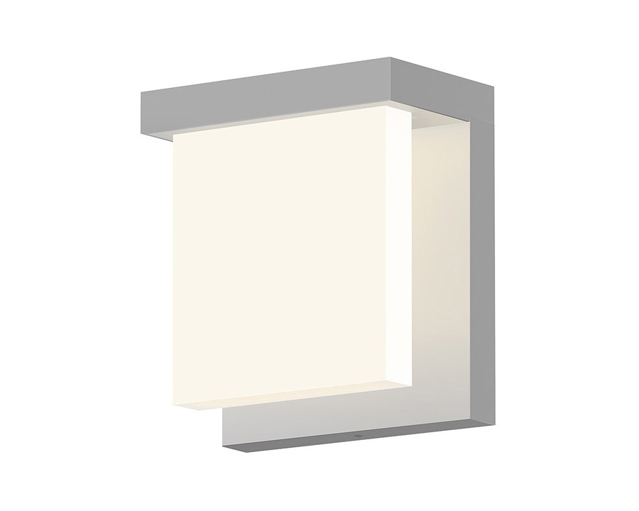 Sonneman Glass Glow LED Sconce - Bright Satin Aluminum