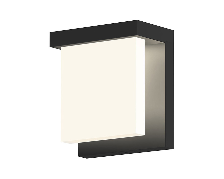 Sonneman Glass Glow LED Sconce - Satin Black