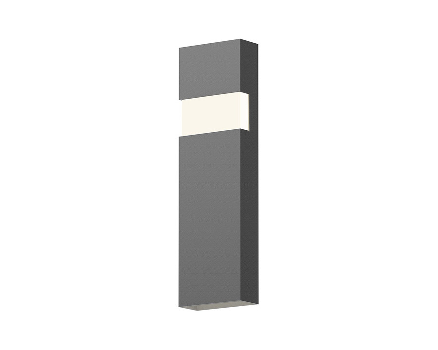 Sonneman Band LED Sconce - Textured Gray, 21"