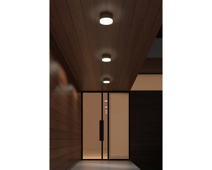 Sonneman REALS LED Ceiling/Wall Mount - Textured Bronze, Dome Lens