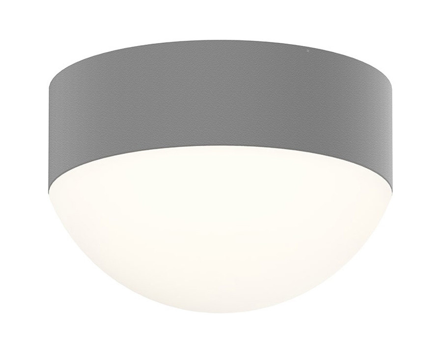 Sonneman REALS LED Ceiling/Wall Mount - Textured Gray, Dome Lens