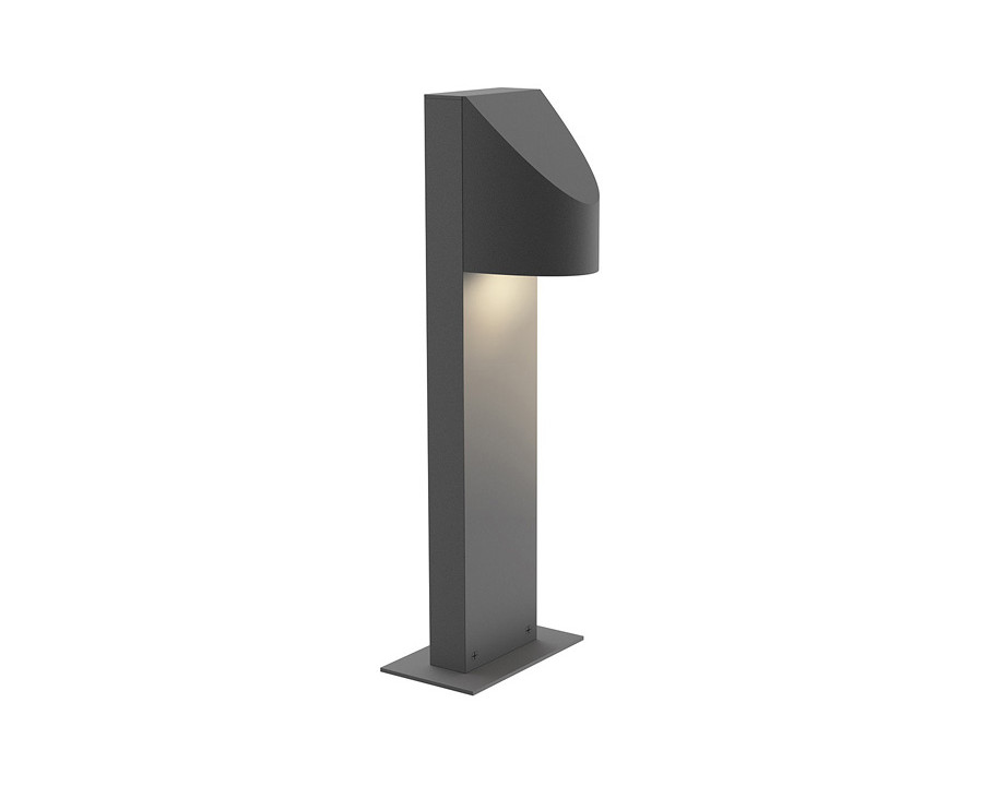 Sonneman Shear LED Bollard - Textured Gray, 16"