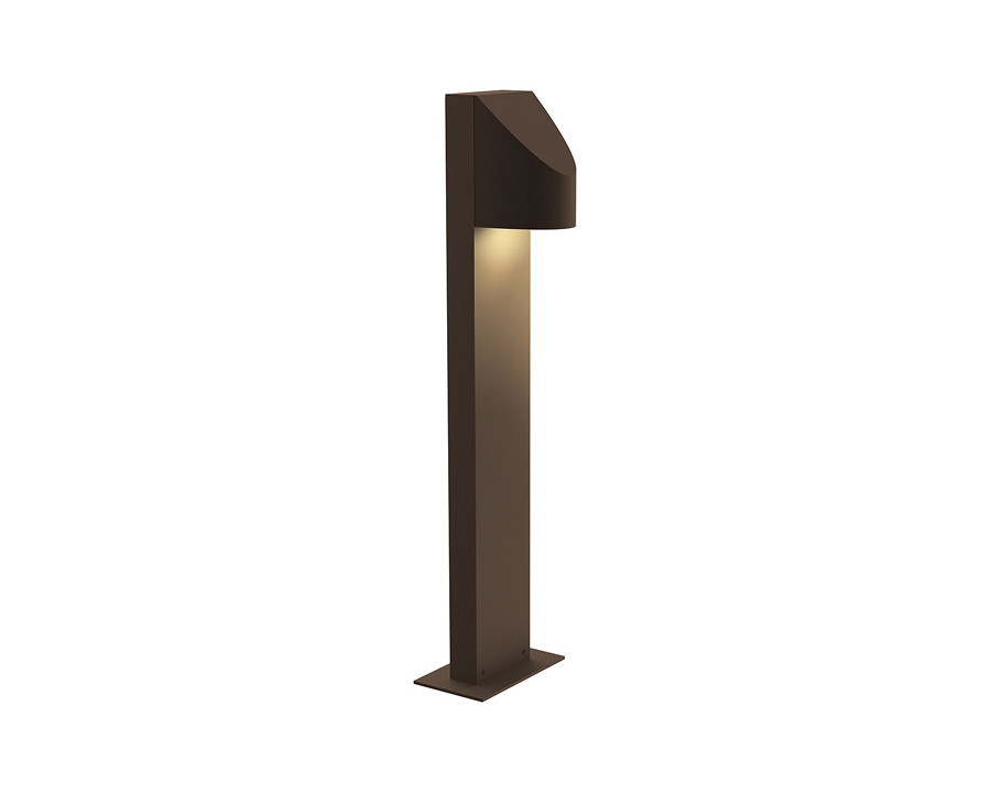 Sonneman Shear LED Bollard - Textured Bronze, 22"