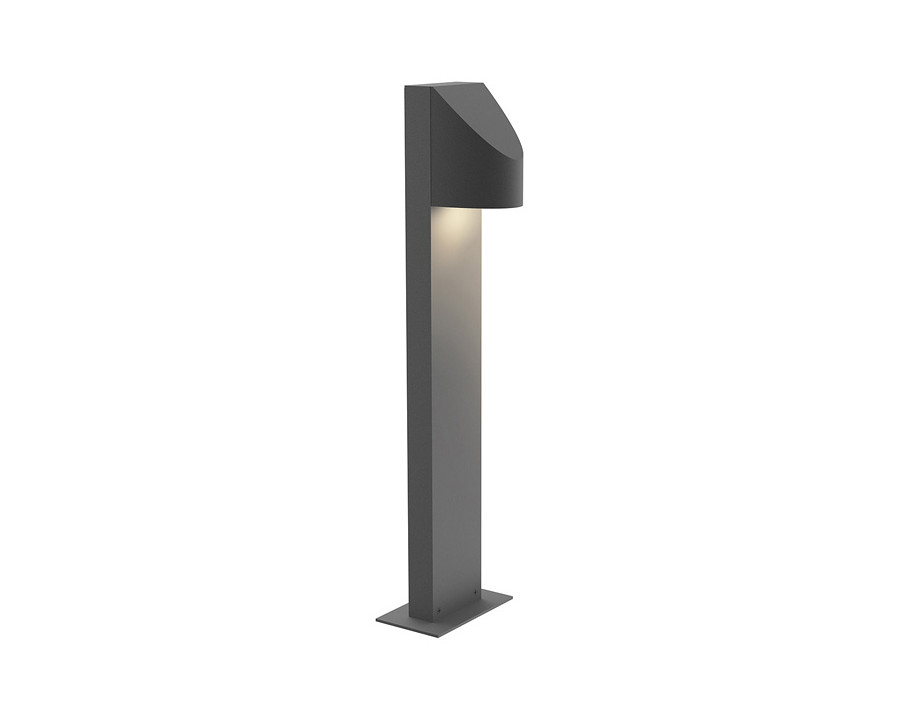 Sonneman Shear LED Bollard - Textured Gray, 22"