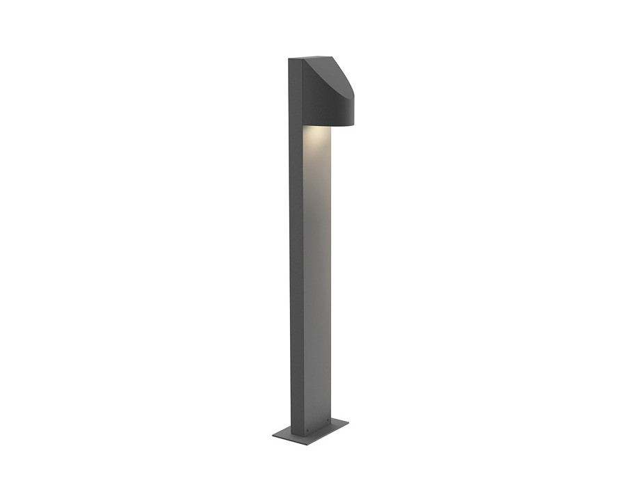 Sonneman Shear LED Bollard - Textured Gray, 28"