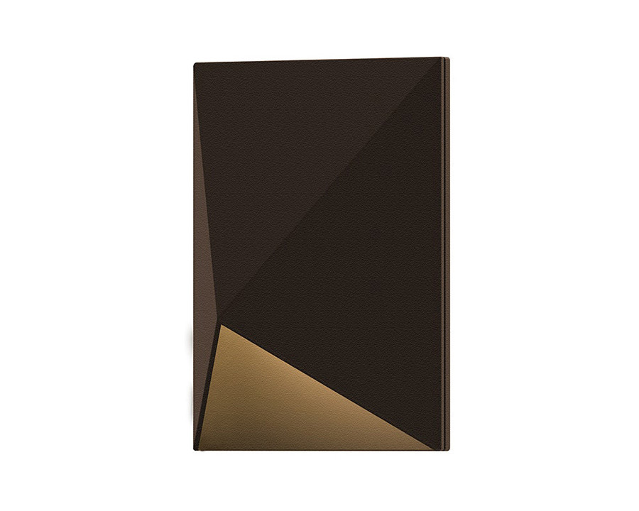 Sonneman Triform Compact LED Sconce - Textured Bronze