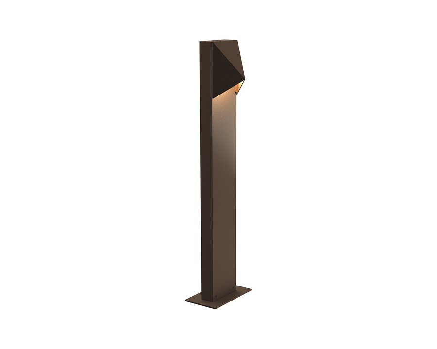 Sonneman Triform Compact LED Bollard - Textured Bronze, 22"