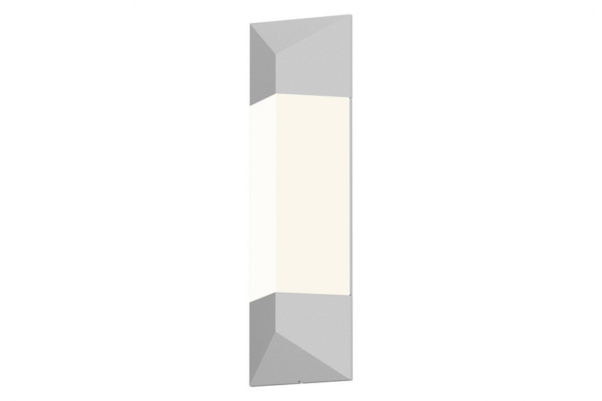 Sonneman™ Triform LED Sconce - Textured White, 18"