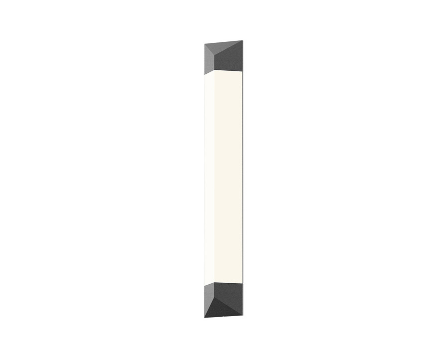 Sonneman Triform LED Sconce - Textured Gray, 36"