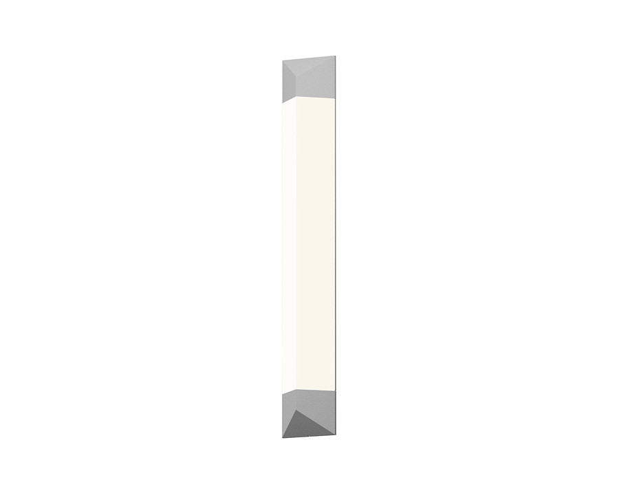 Sonneman Triform LED Sconce - Textured White, 36"