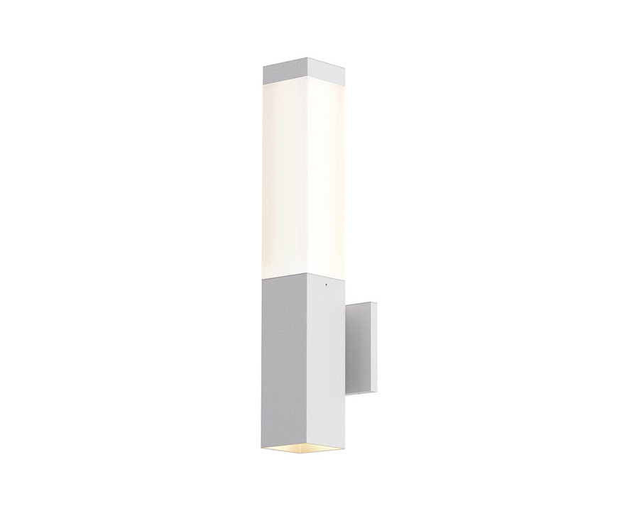 Sonneman Square Column LED Sconce - Textured White