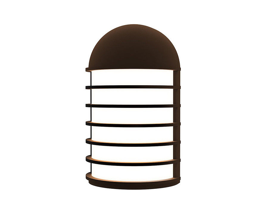 Sonneman Lighthouse LED Sconce - Textured Bronze, Short