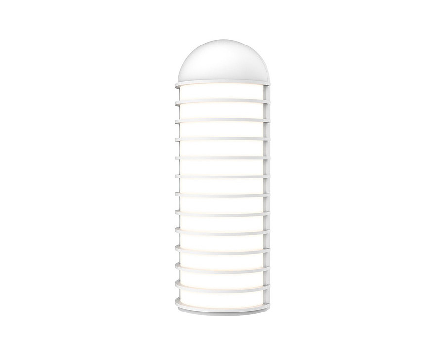 Sonneman Lighthouse LED Sconce - Textured White, Standard